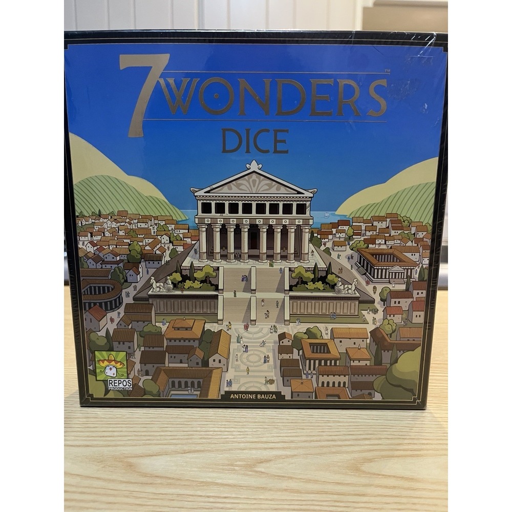 7 Wonders Dice Game Repos Production Roll & Write Family Board RP7DI0101EN New
